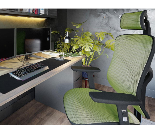 Diablo Chairs V-BASIC CHAIR CZARNO-ZIELONY - 1527032 - zdjęcie 7